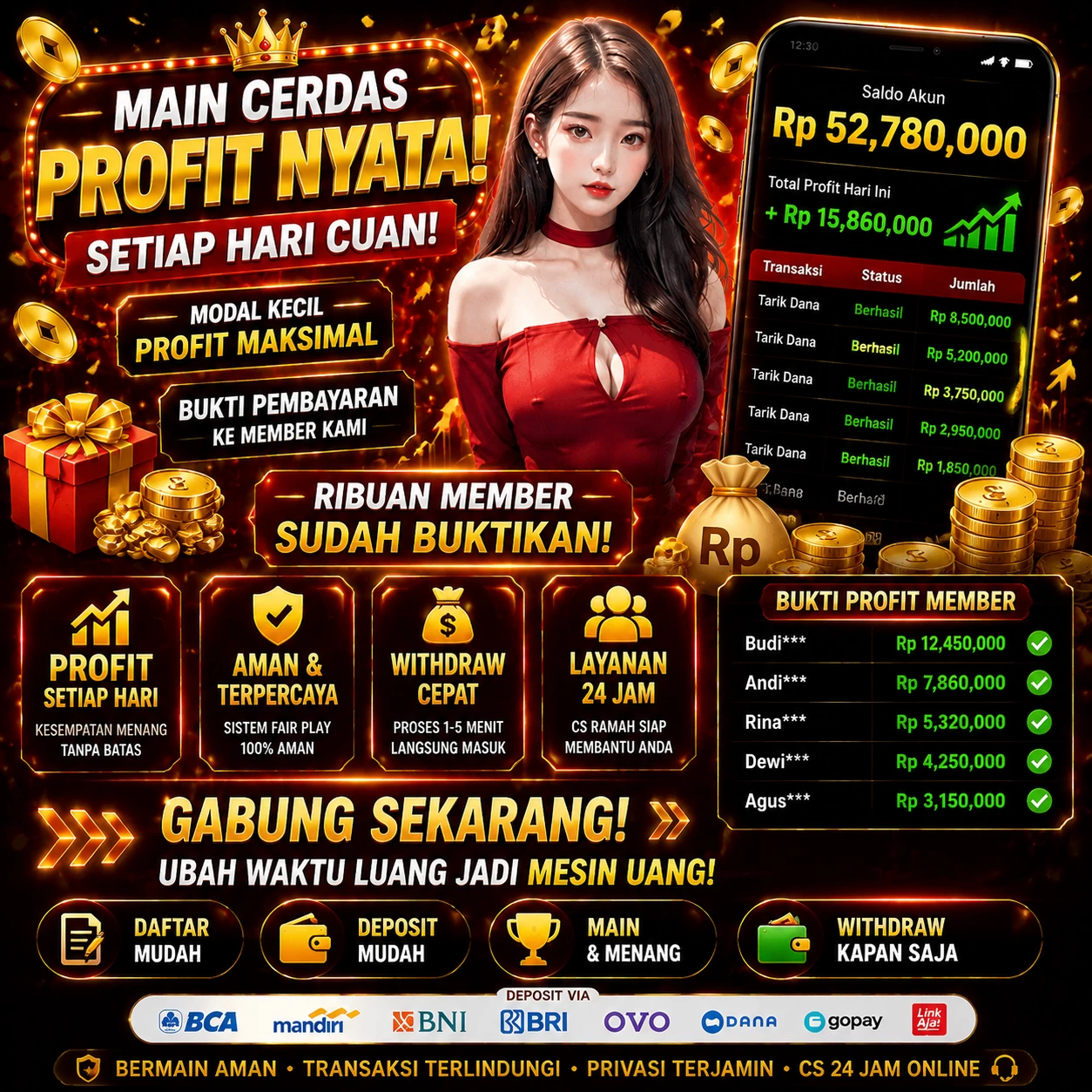 Main rp888w.com Menang Jackpot Besar